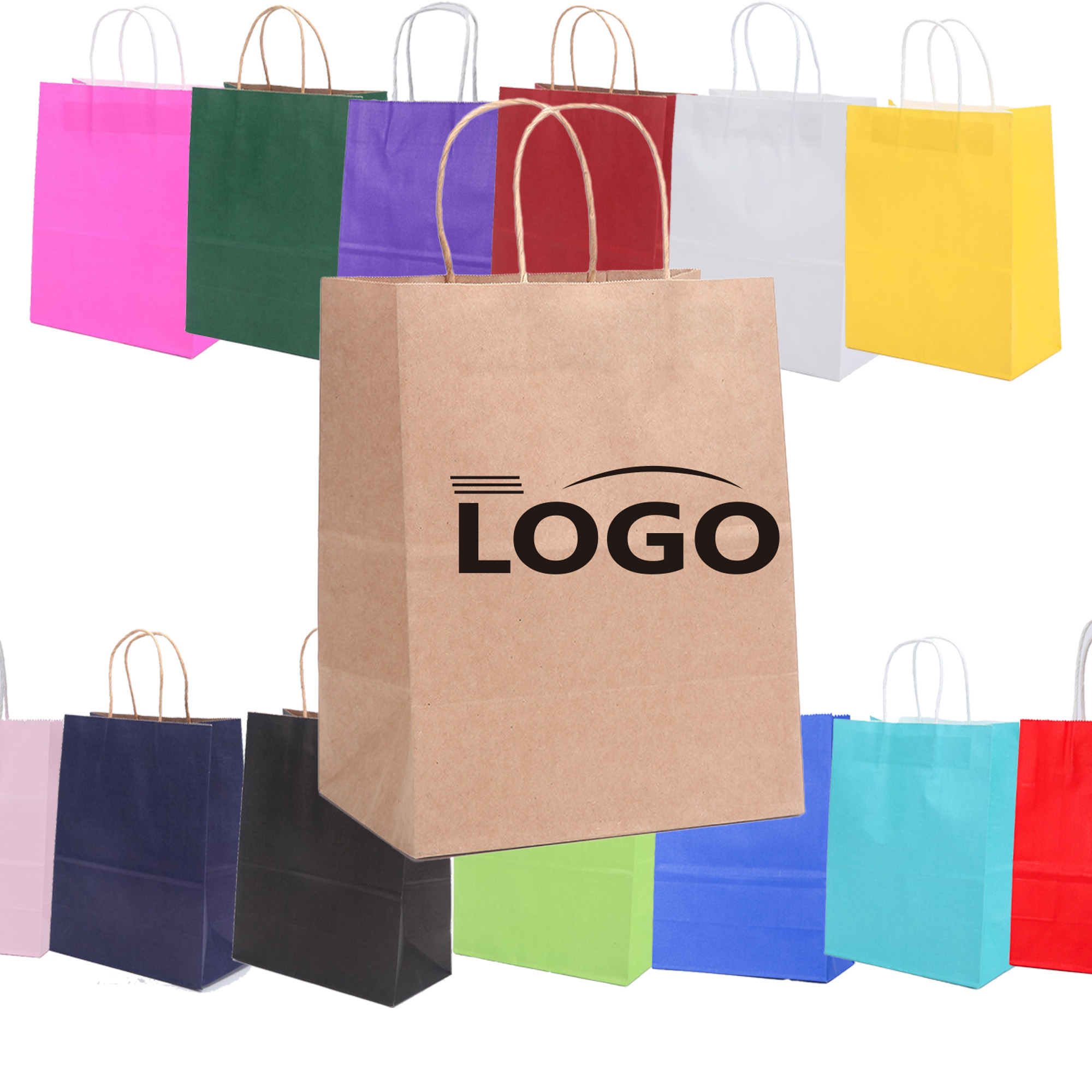 Paper Stylish Eco-Friendly Kraft Bags Durable Blosas Pinata 15