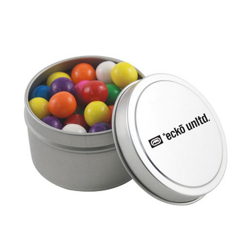 Round Tin with Gumballs 1