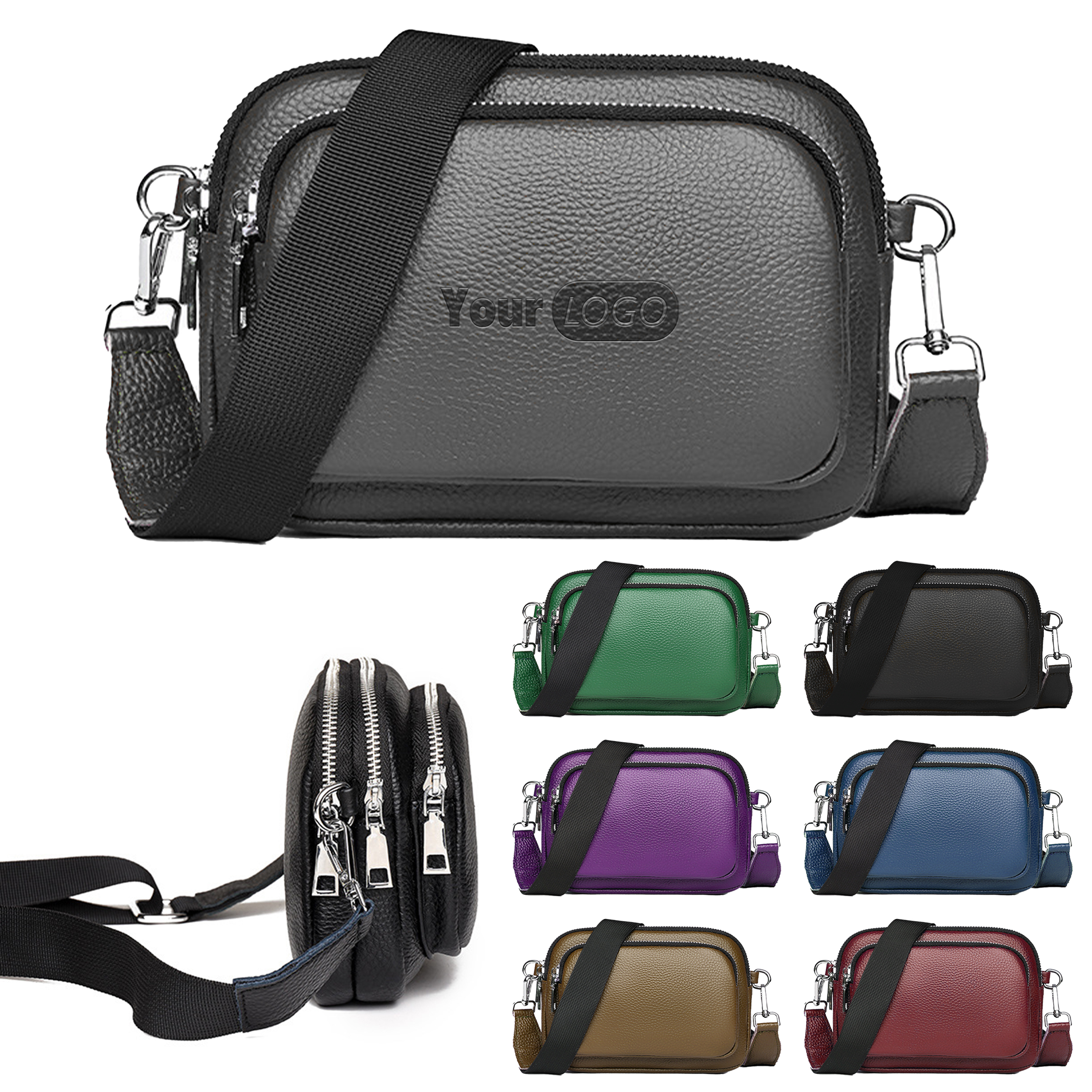 Leather Elegant Crossbody Shoulder Bag ?C Multi-Color Options For Any Occasion 1