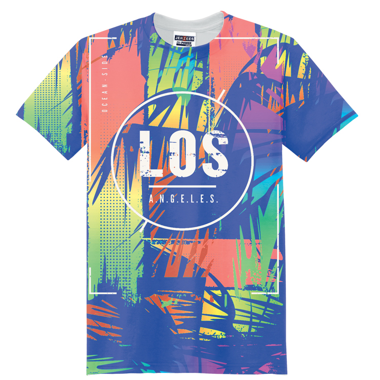 One Side Full Sublimation Print Traditional Tee Shirt 5