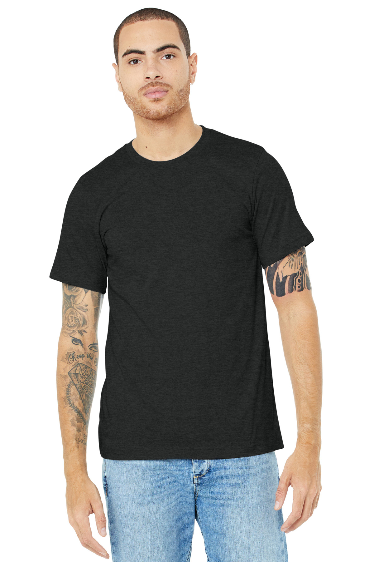 BELLA+CANVAS Unisex Heather CVC Short Sleeve Tee. BC3001CVC 531