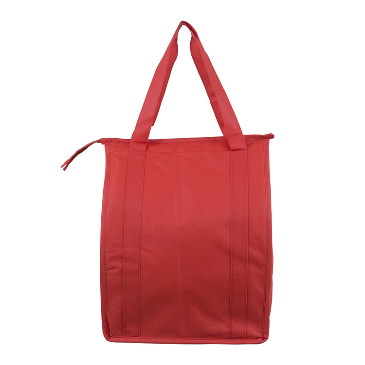 12"W x 16"H x 10"Gusset - "SUPER COOLER" Large Insulated Cooler Zipper Tote Bag 18