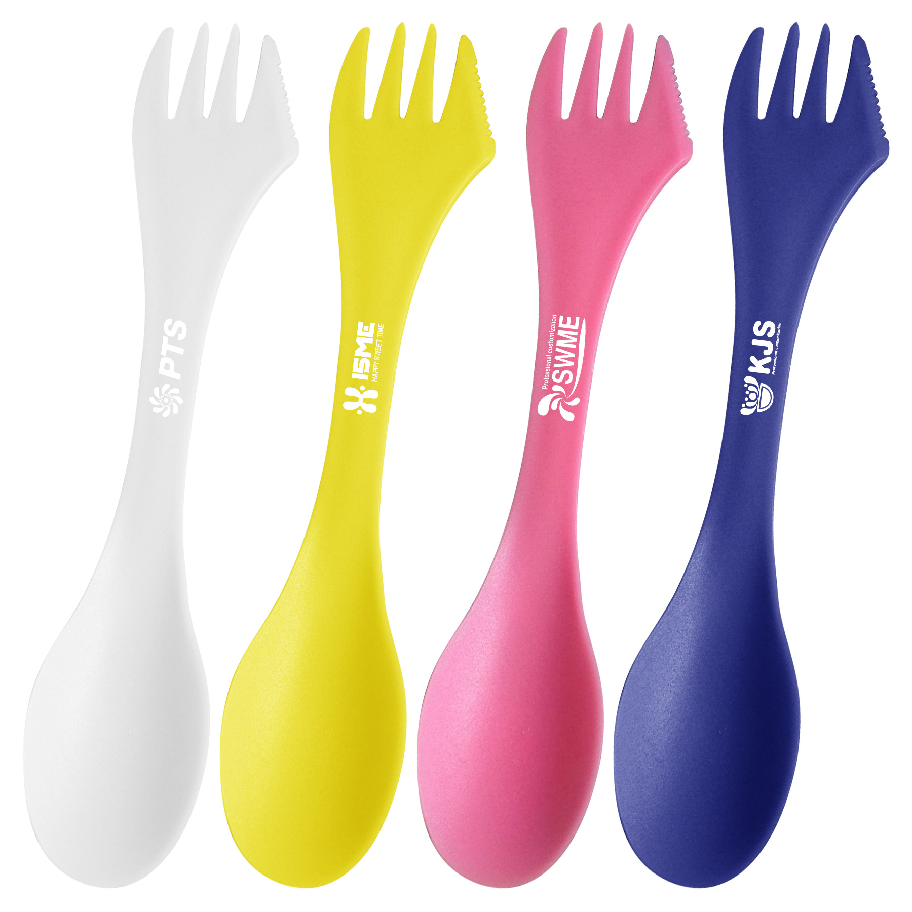 3-in-1 Plastic Knife Fork Spoon 2