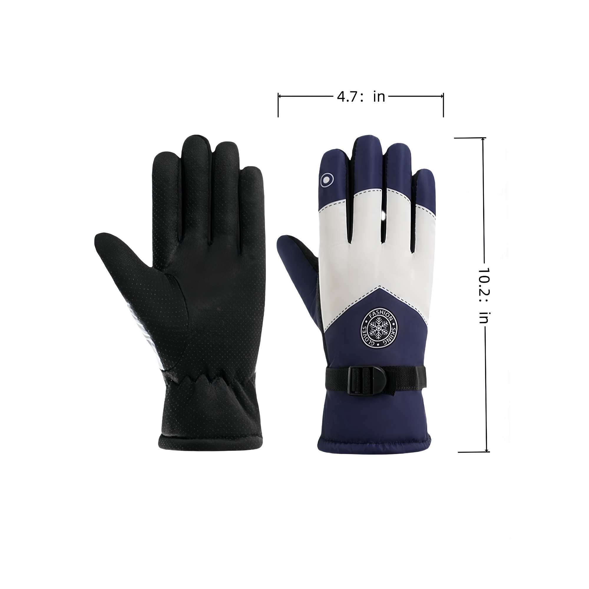 Winter Skiing Riding Touchscreen Outdoor Fleece Gloves 6