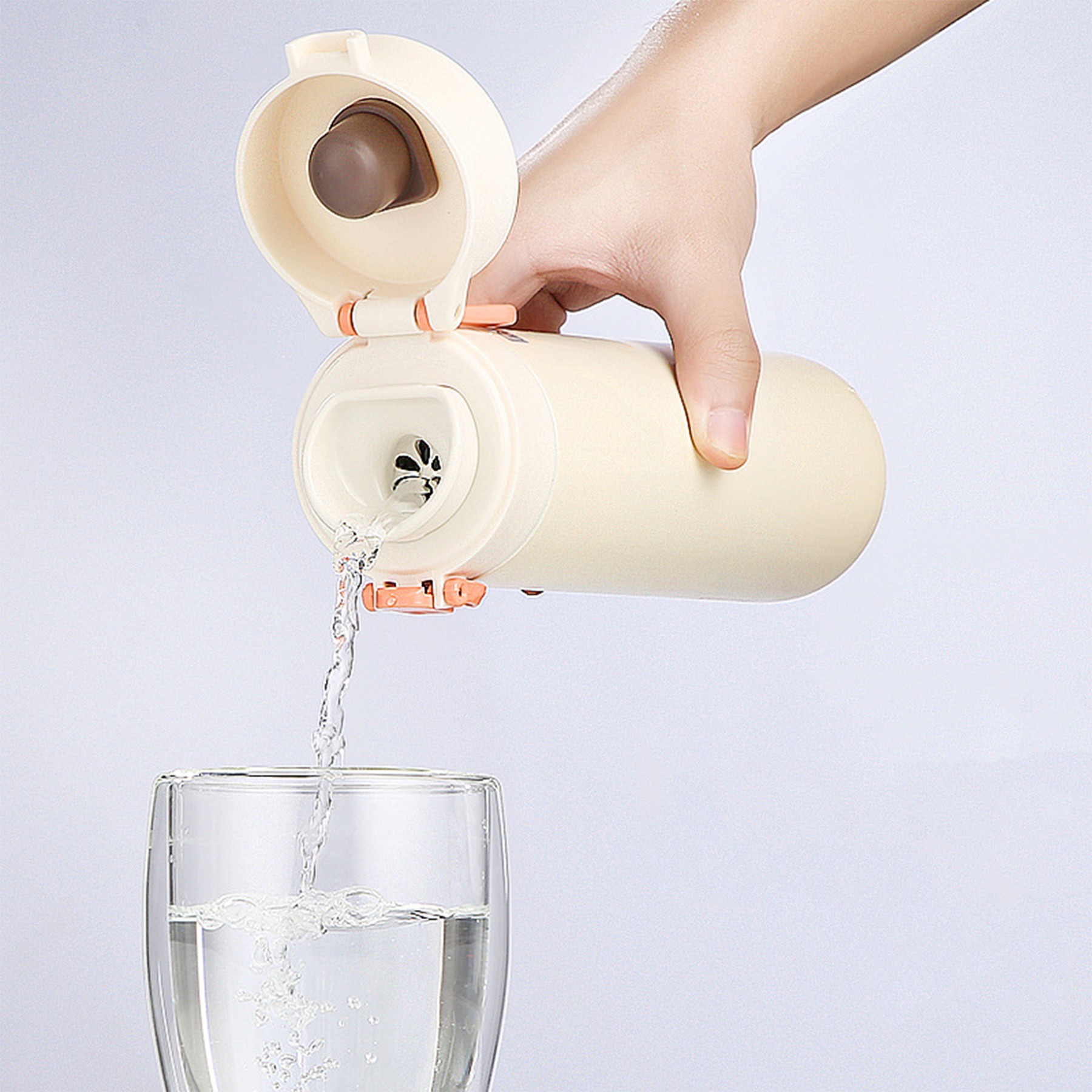 350Ml Insulation Cup W/ Bouncing Lid 3