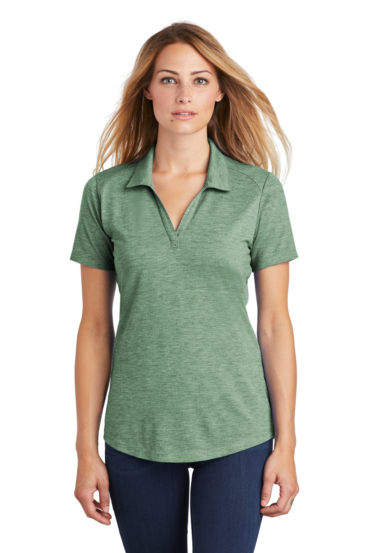 Sport-Tek® Women's PosiCharge Tri-Blend Wicking Polo 33