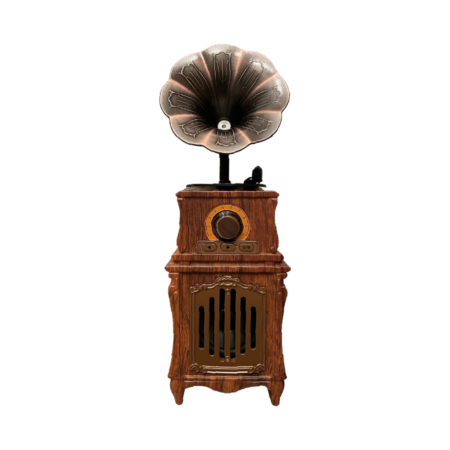 SonicWave Vintage Classic Gramophone Bluetooth Speaker with USB, TF Card & FM Radio 1