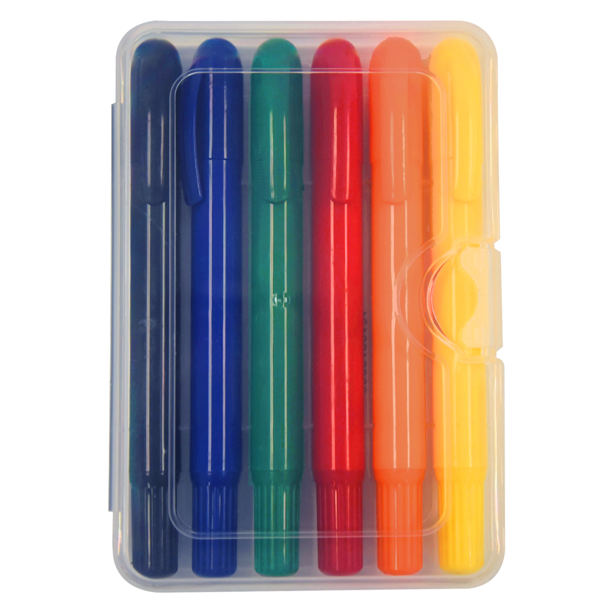 6-Piece Retractable Crayons In Case 5