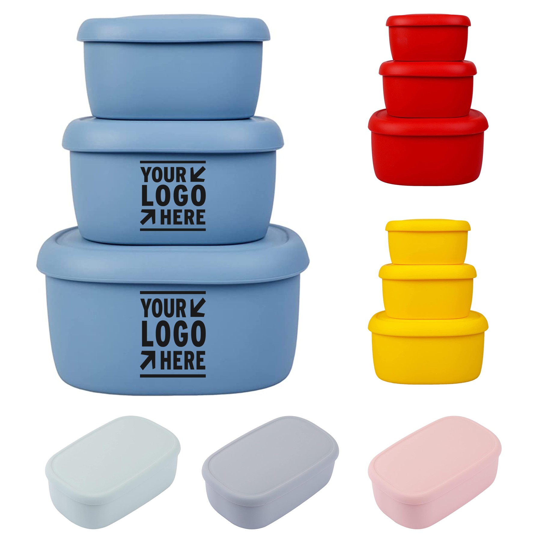 47oz Large Silicone Food Storage Container 2