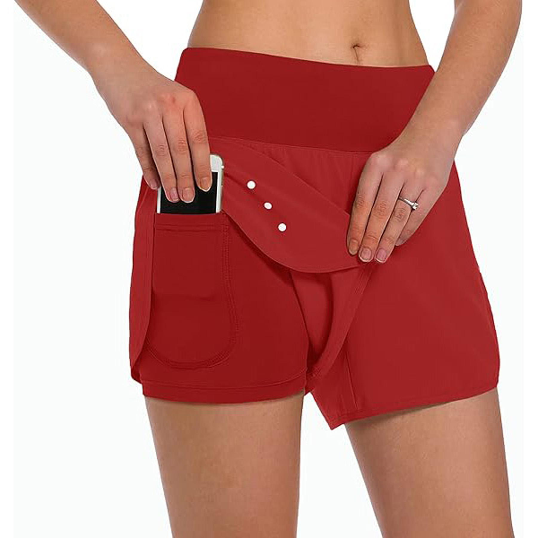 Women's 2 in 1 Running Shorts 14