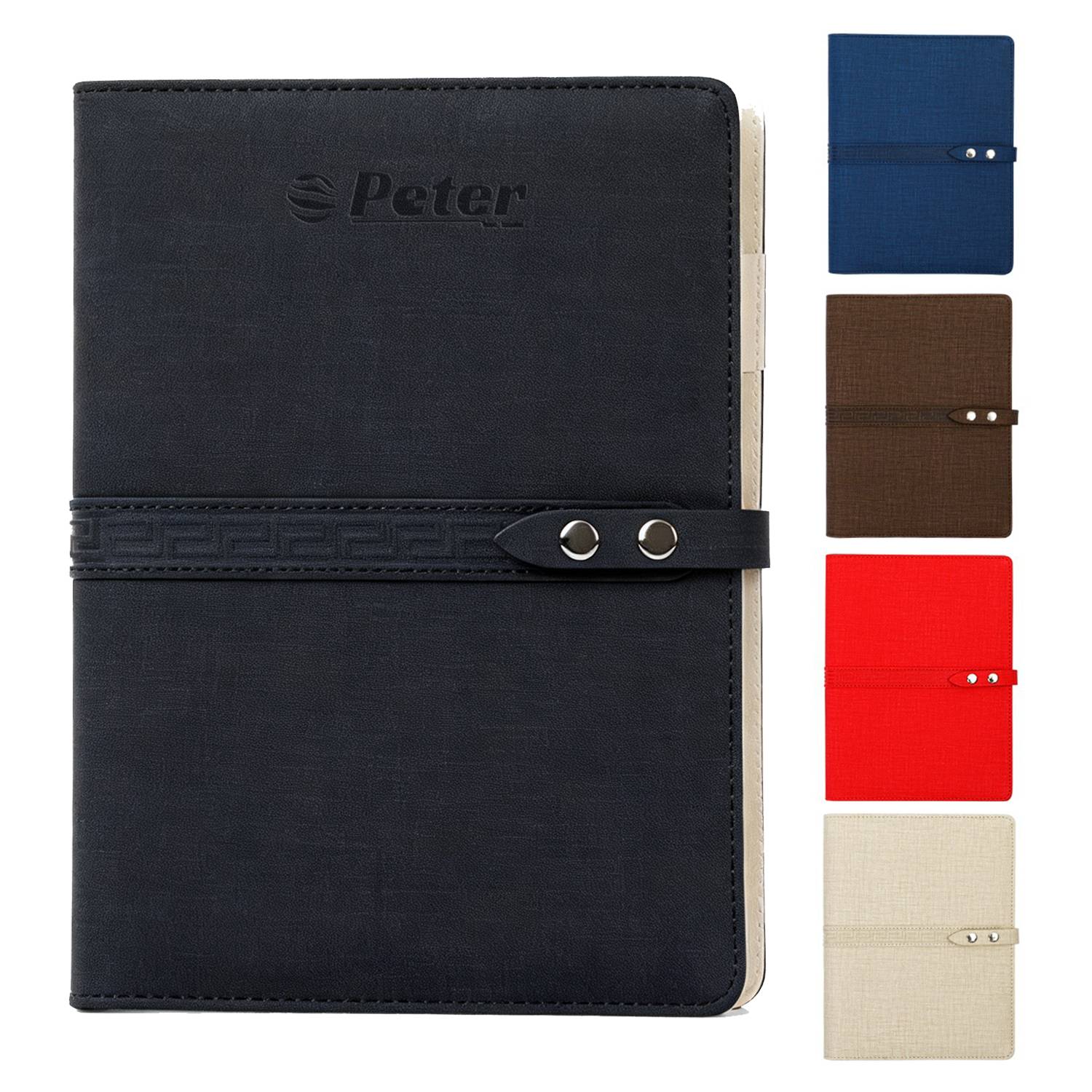 A5 Snap Button Loose Leaf Notebook 4