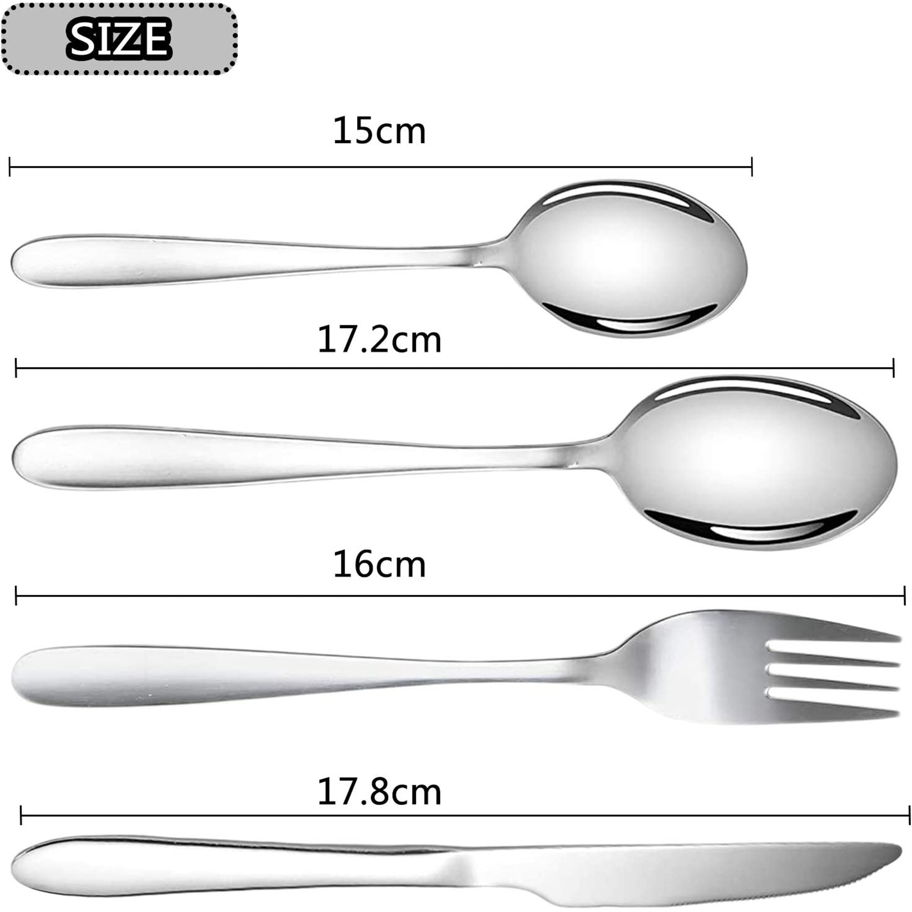 4 Pack Cutlery Set With Portable Pouch 3
