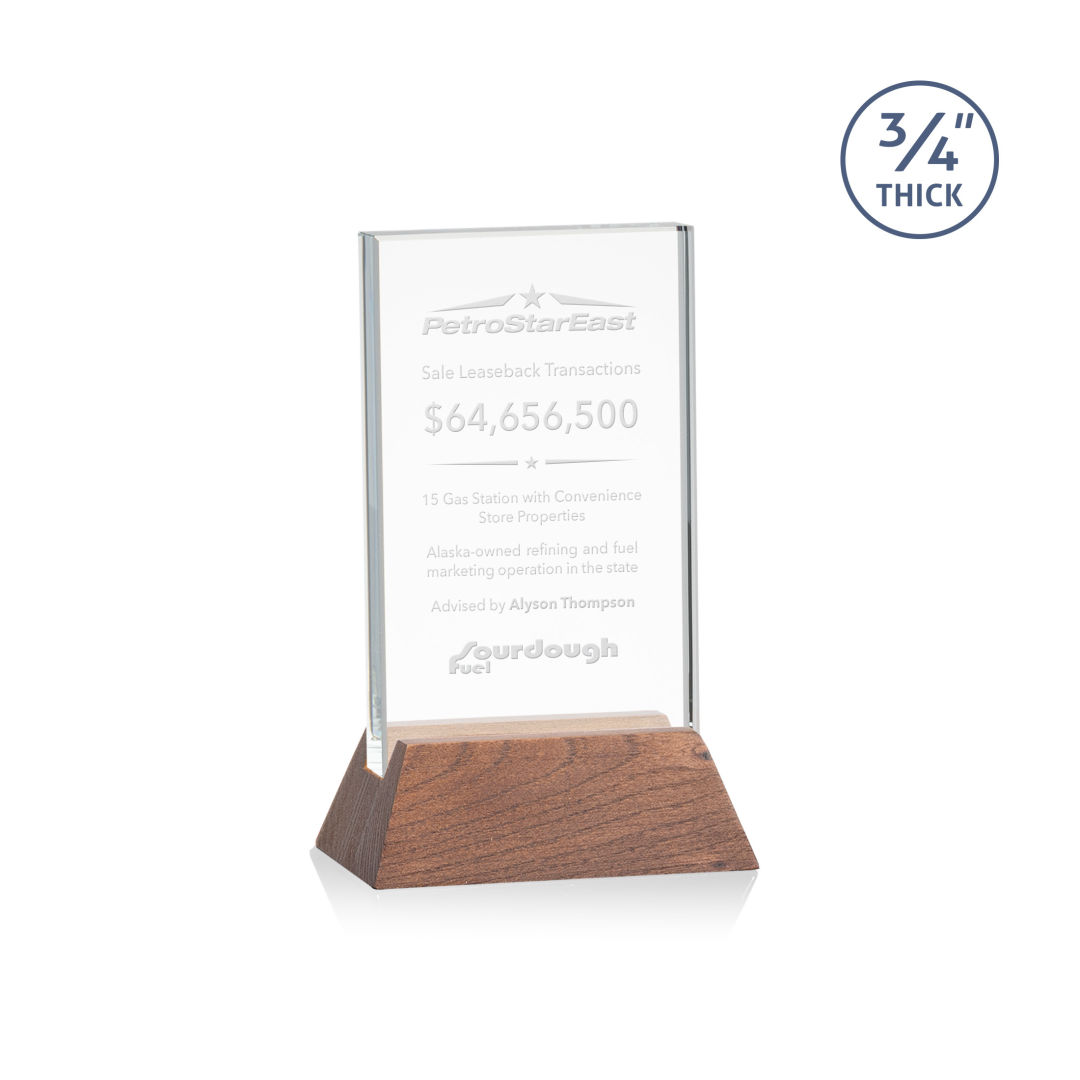 Walkerton Award - Starfire/Walnut (Vert) 4