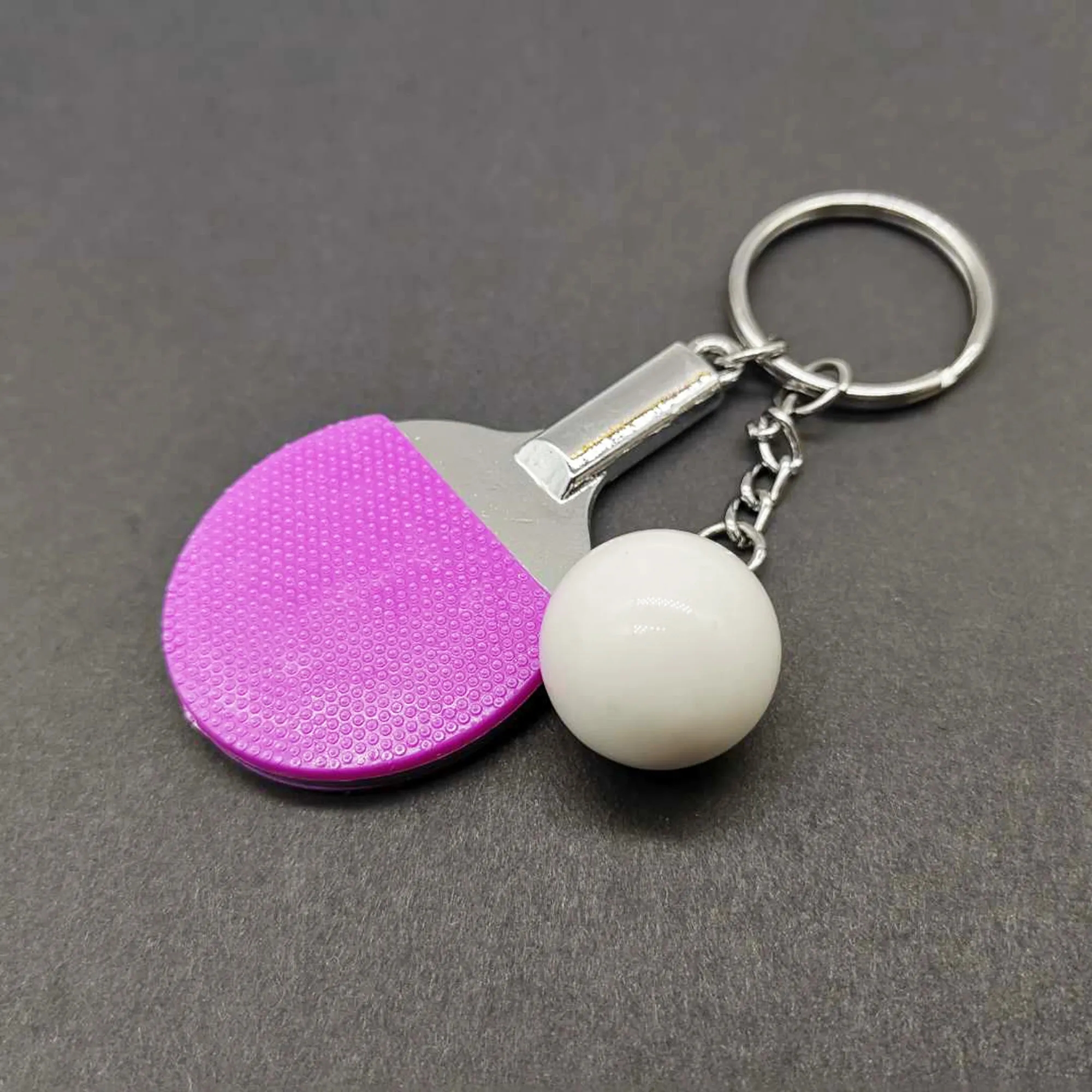 Mini Keyrings With Table Tennis Keychain 7