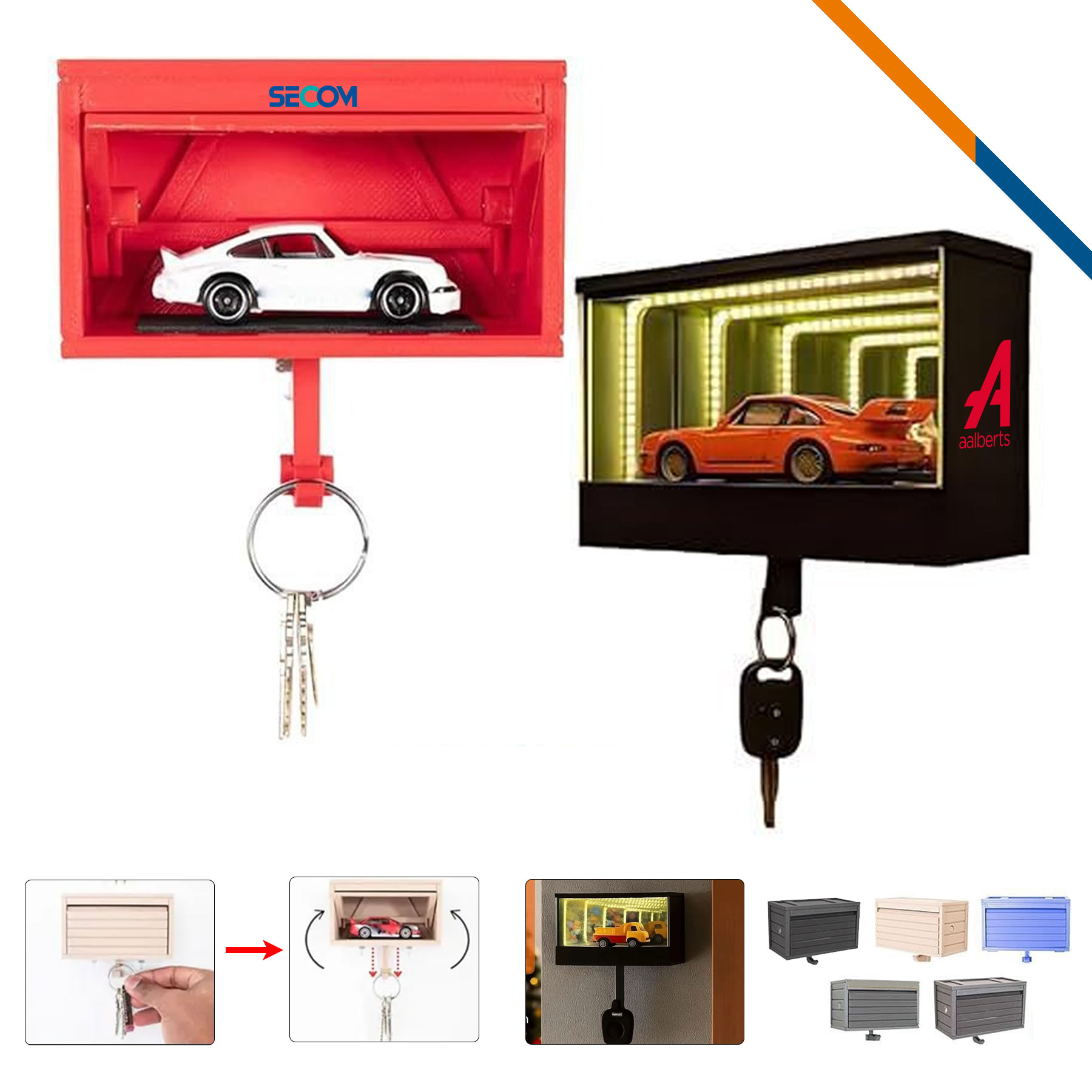 LairLock Car Garage Key Holder 2