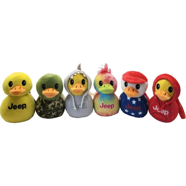 Jeep Ducks Plush Assorted - 3.37" Tall 1