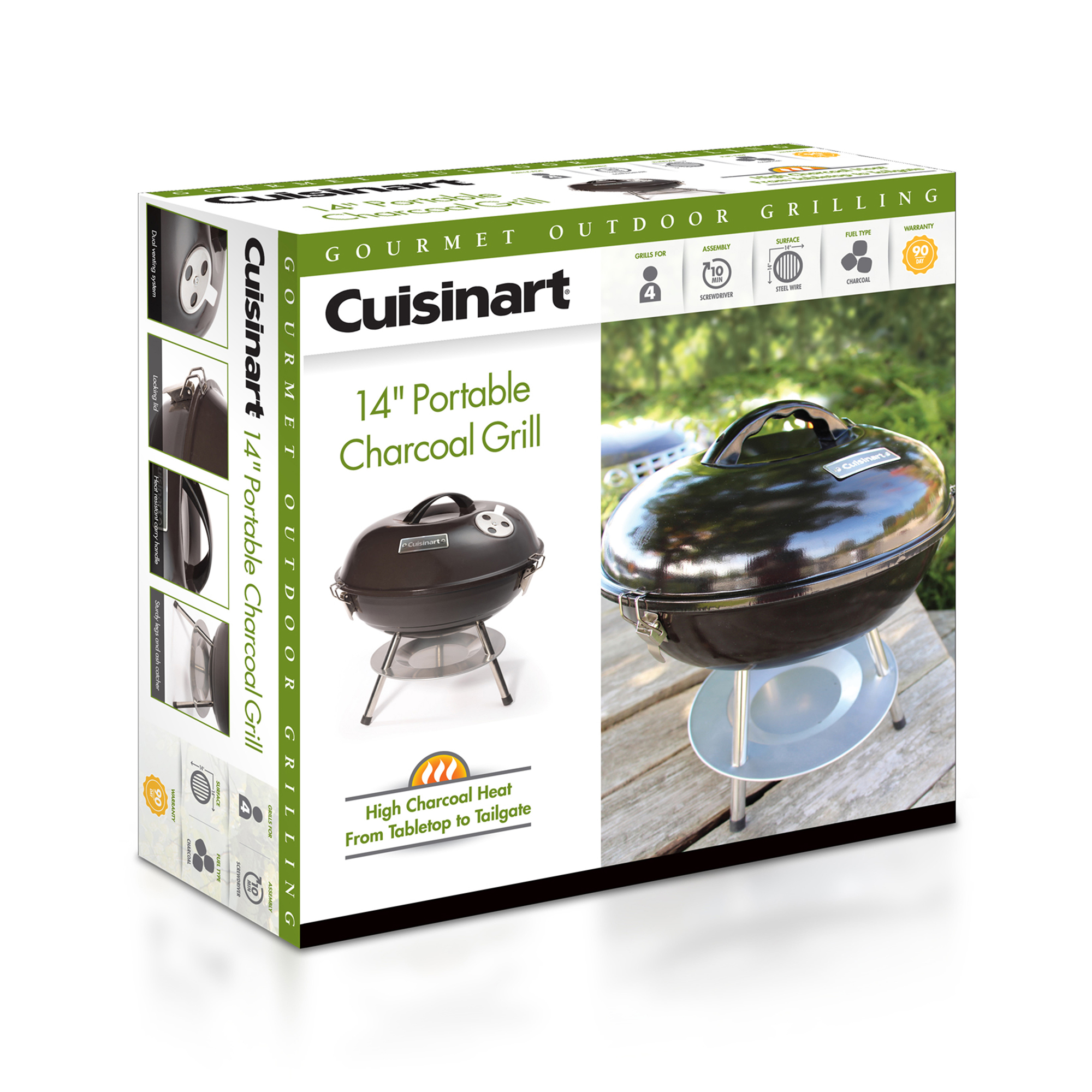 Cuisinart Outdoors® 14" Charcoal Grill 5