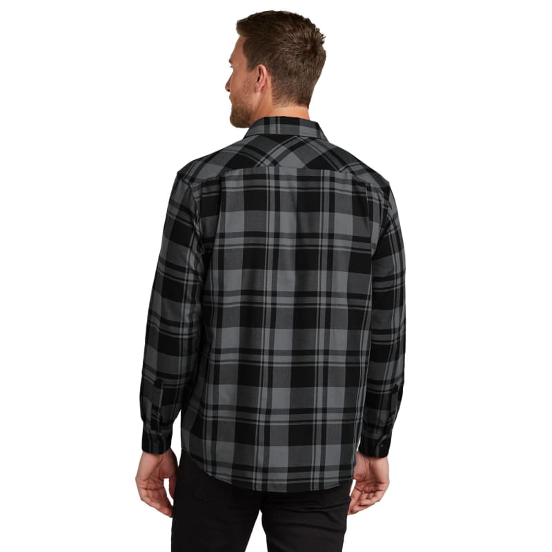 Port Authority Plaid Flannel Shirt. 35