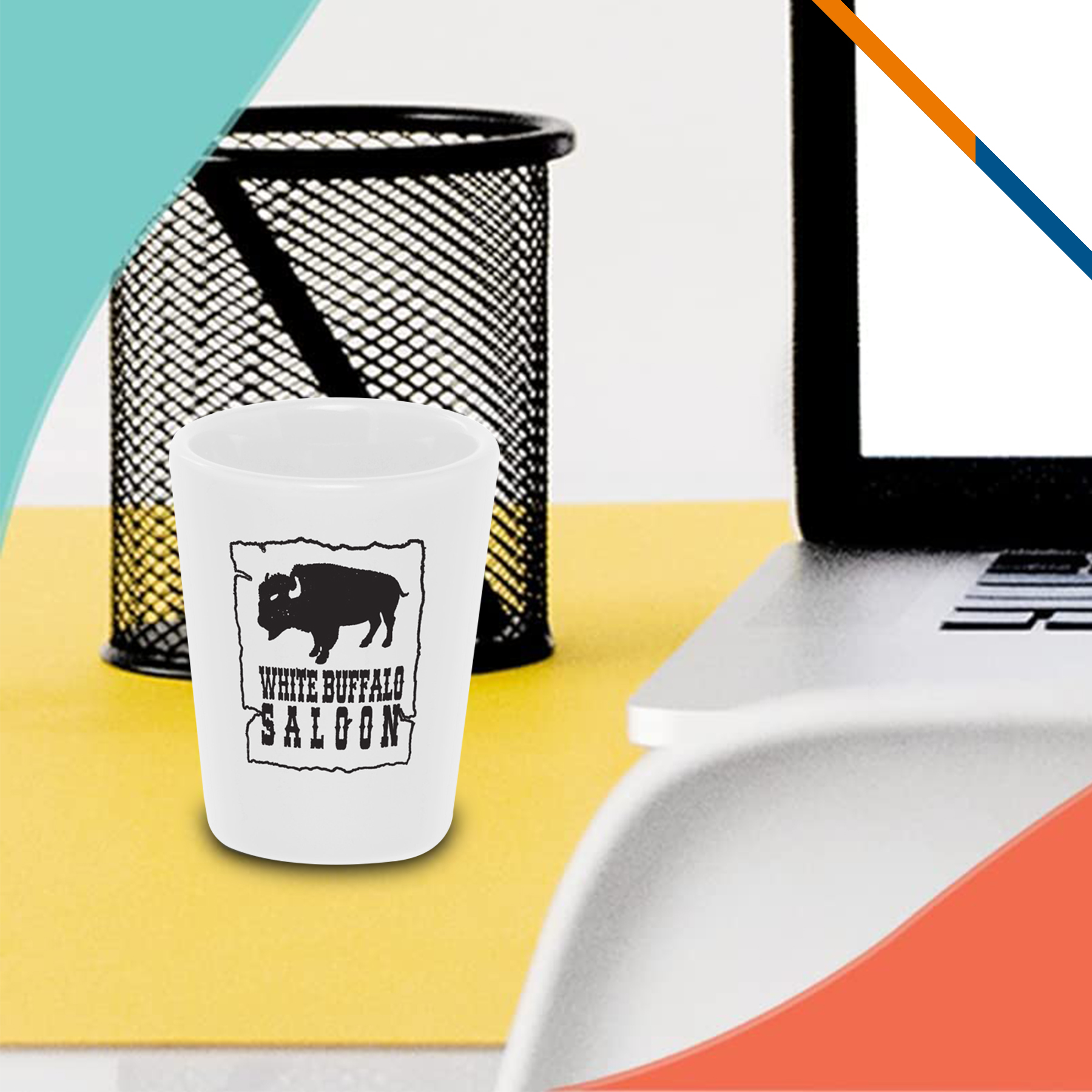 Ravic Ceramic Shot Glasses - 2 OZ. 2