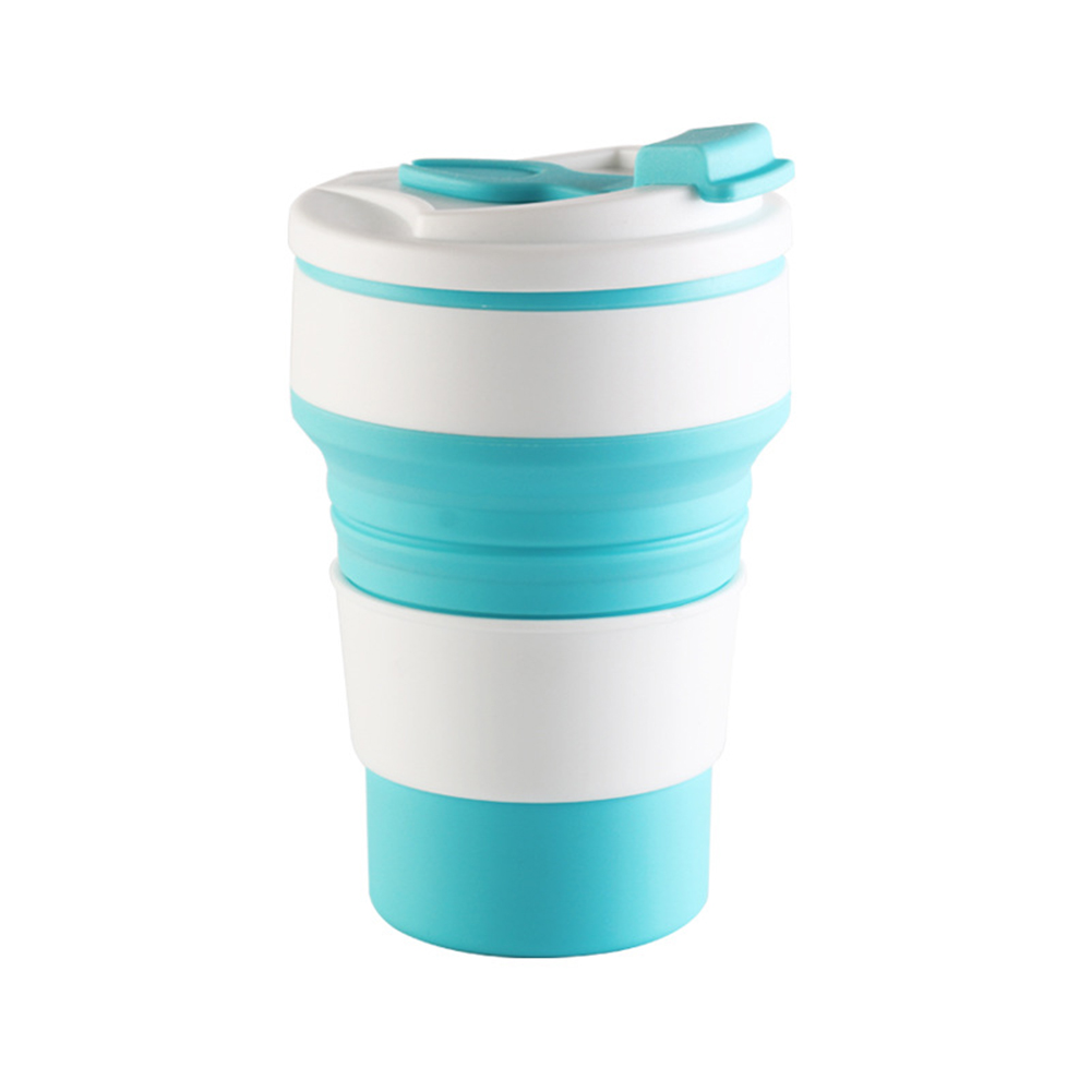 350ML Retractable Silicone Water Cup 6