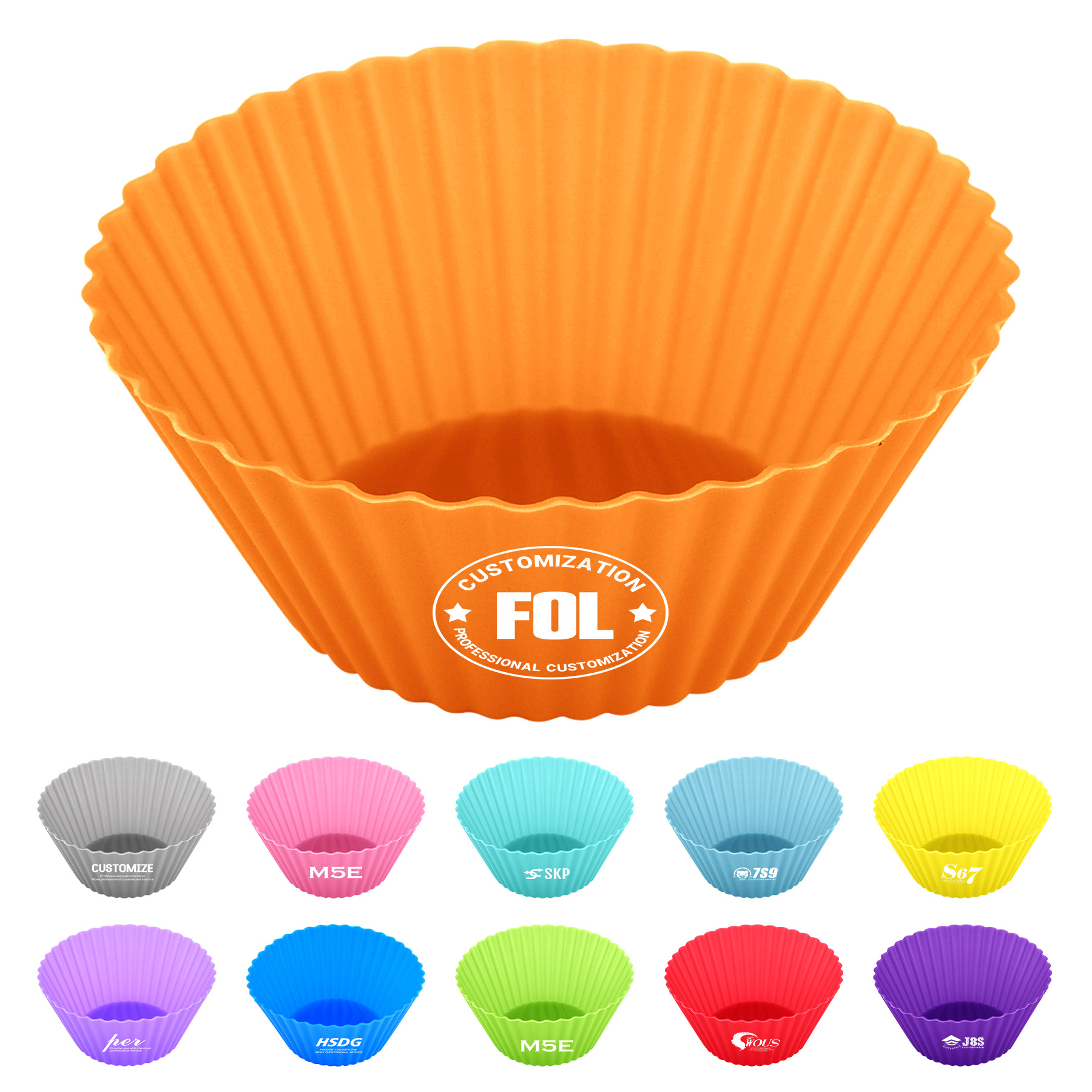 Reusable Silicone Baking Cups 1