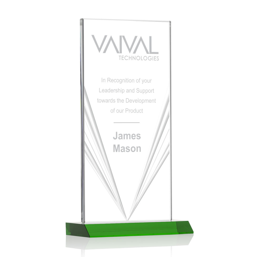 Seaford Liquid Crystal™ Award - Green 3