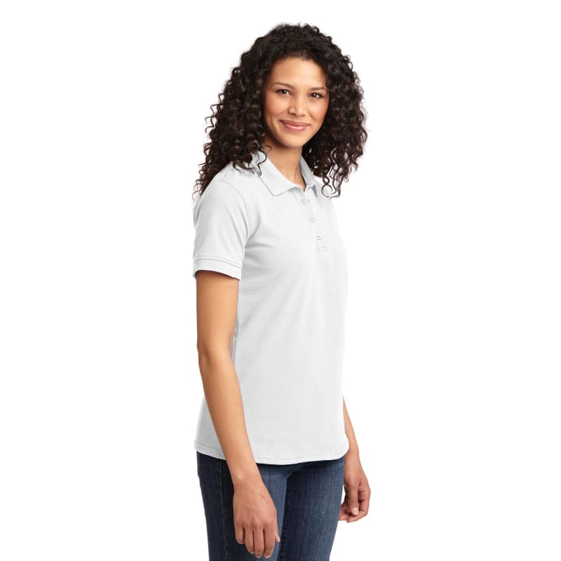 Port & Company Women's Core Blend Pique Polo. 53