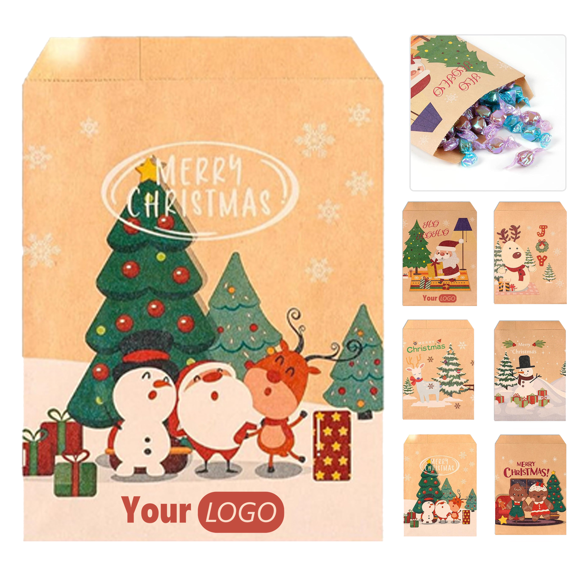 Merry Christmas Paper Gift Bags 7