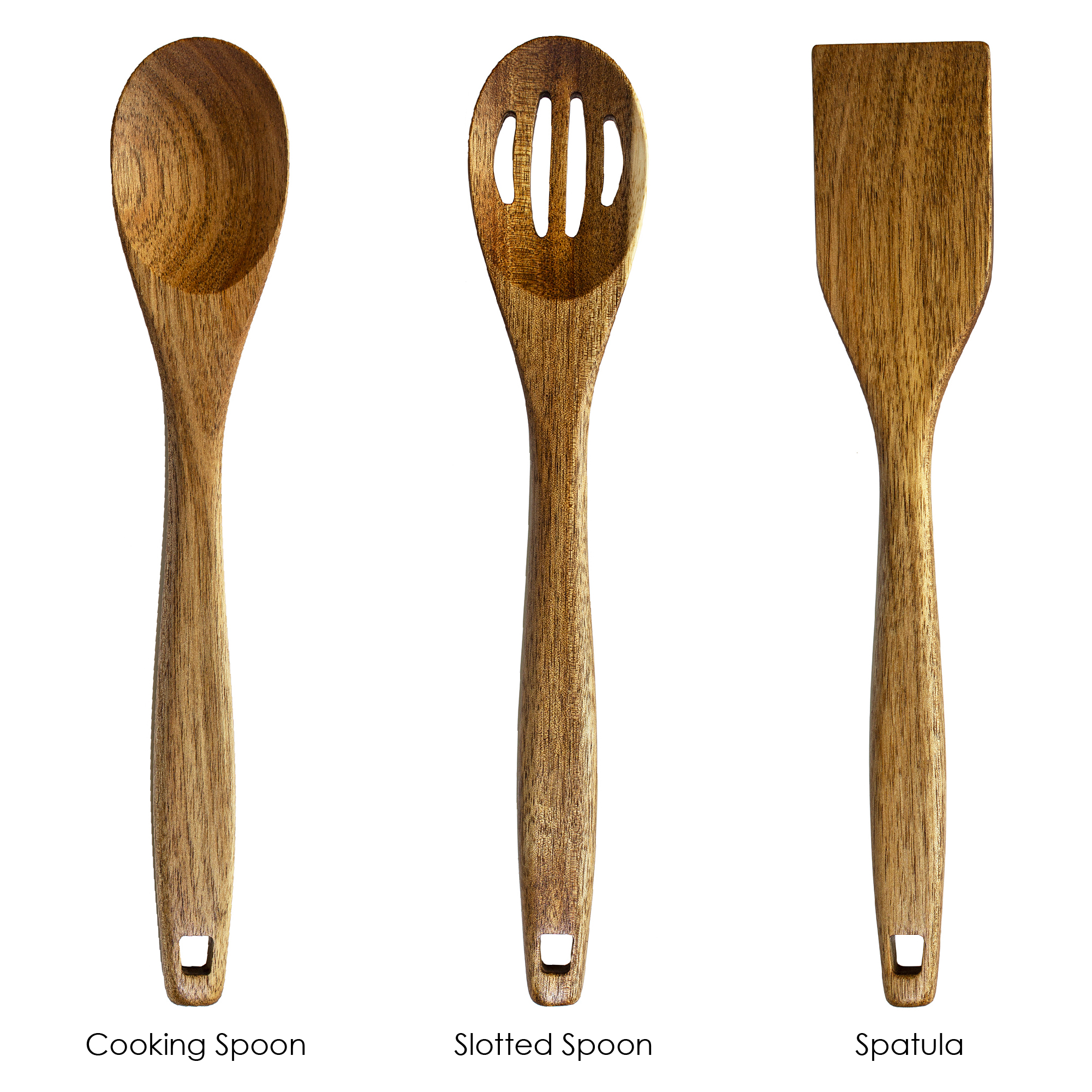 TB Home® 3-Piece Acacia Cooking Utensil Set 7
