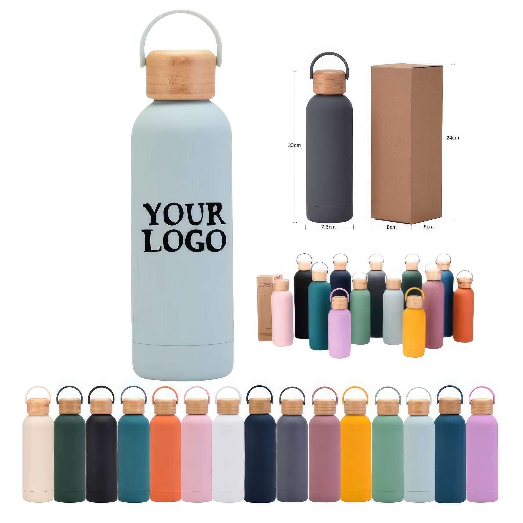 17 oz Stainless Steel Water Bottles Great Summer Gifts 2