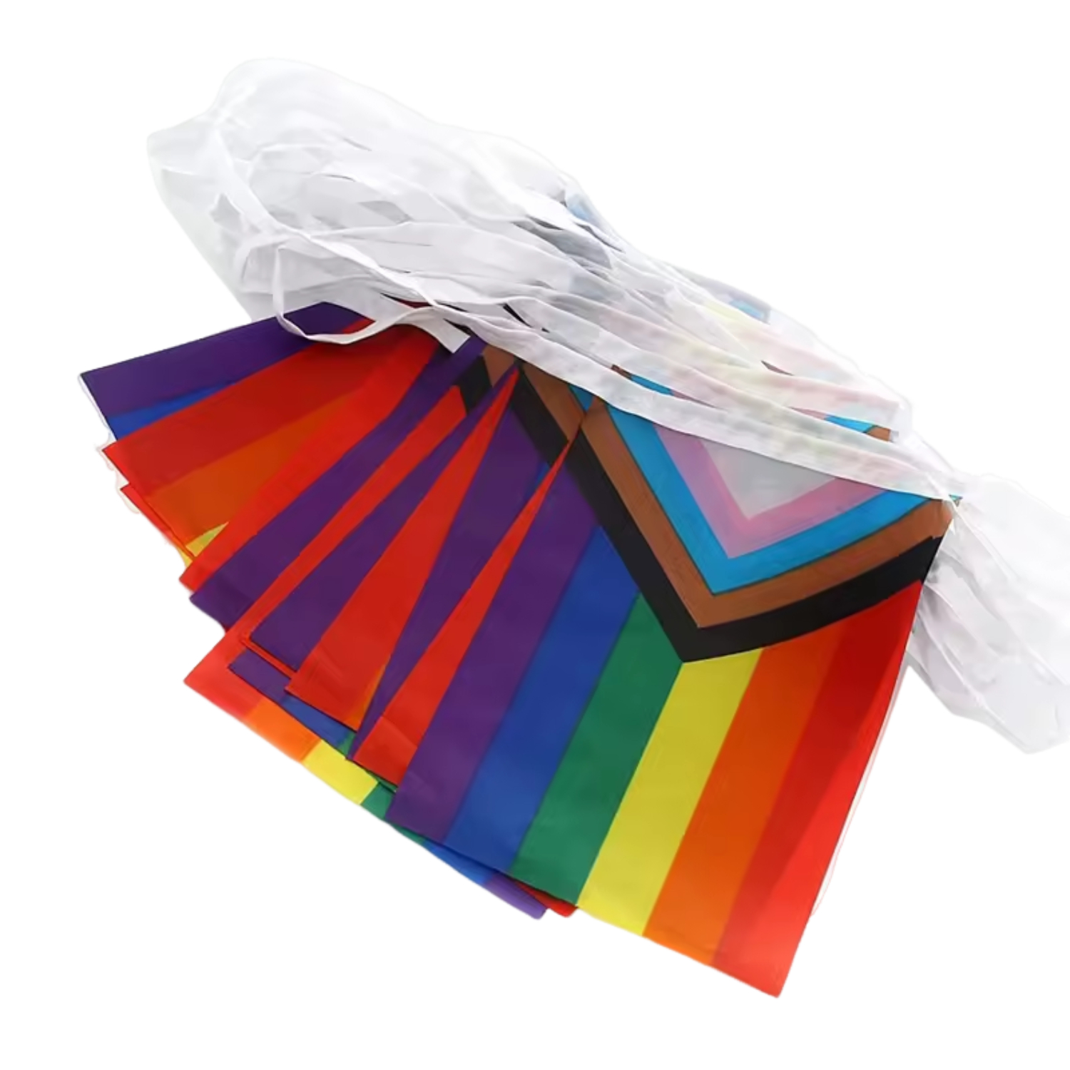 9" x 6" Rectangle String Bunting Flag 2