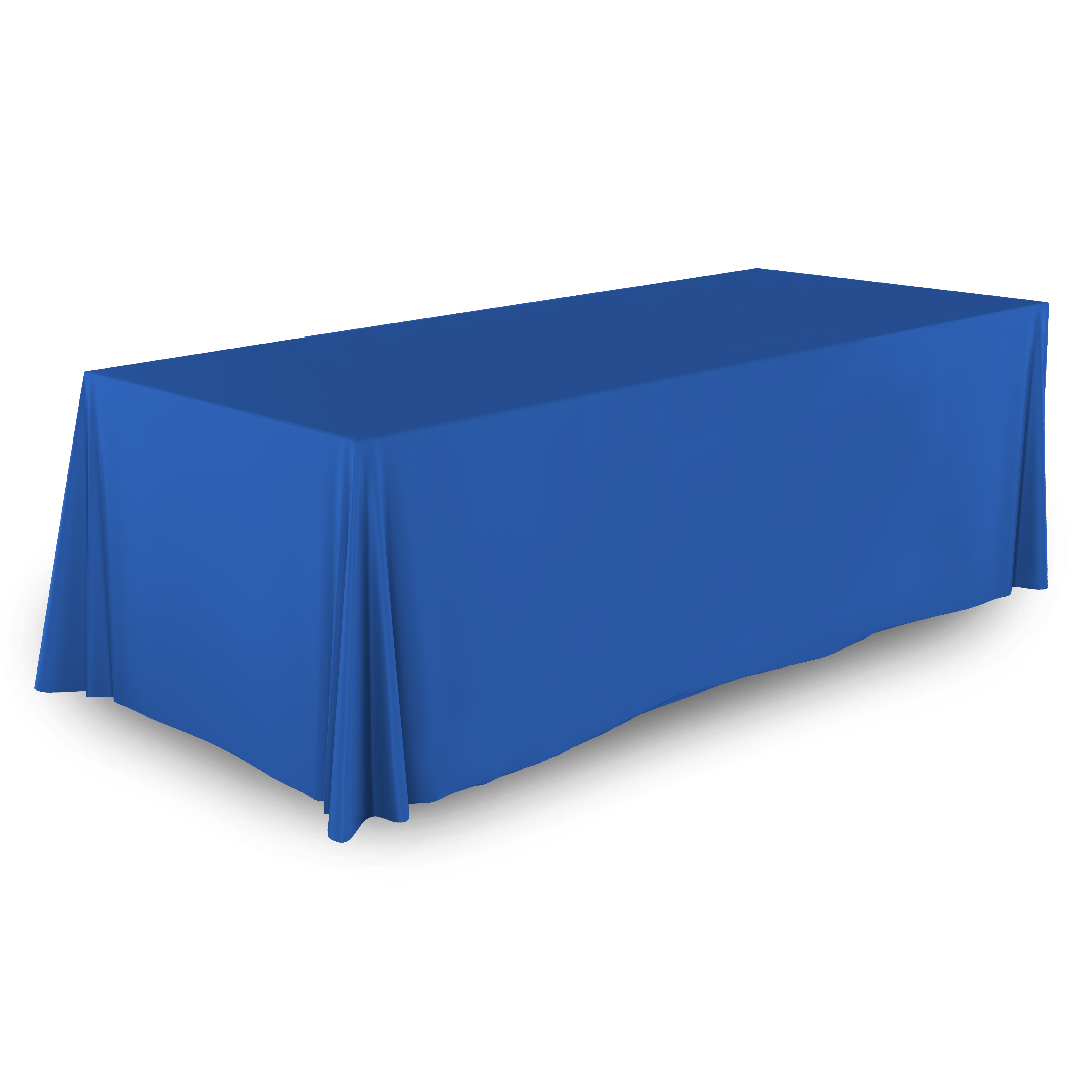 8' Flat, 3 sided Table Cover, Stock Colors 31