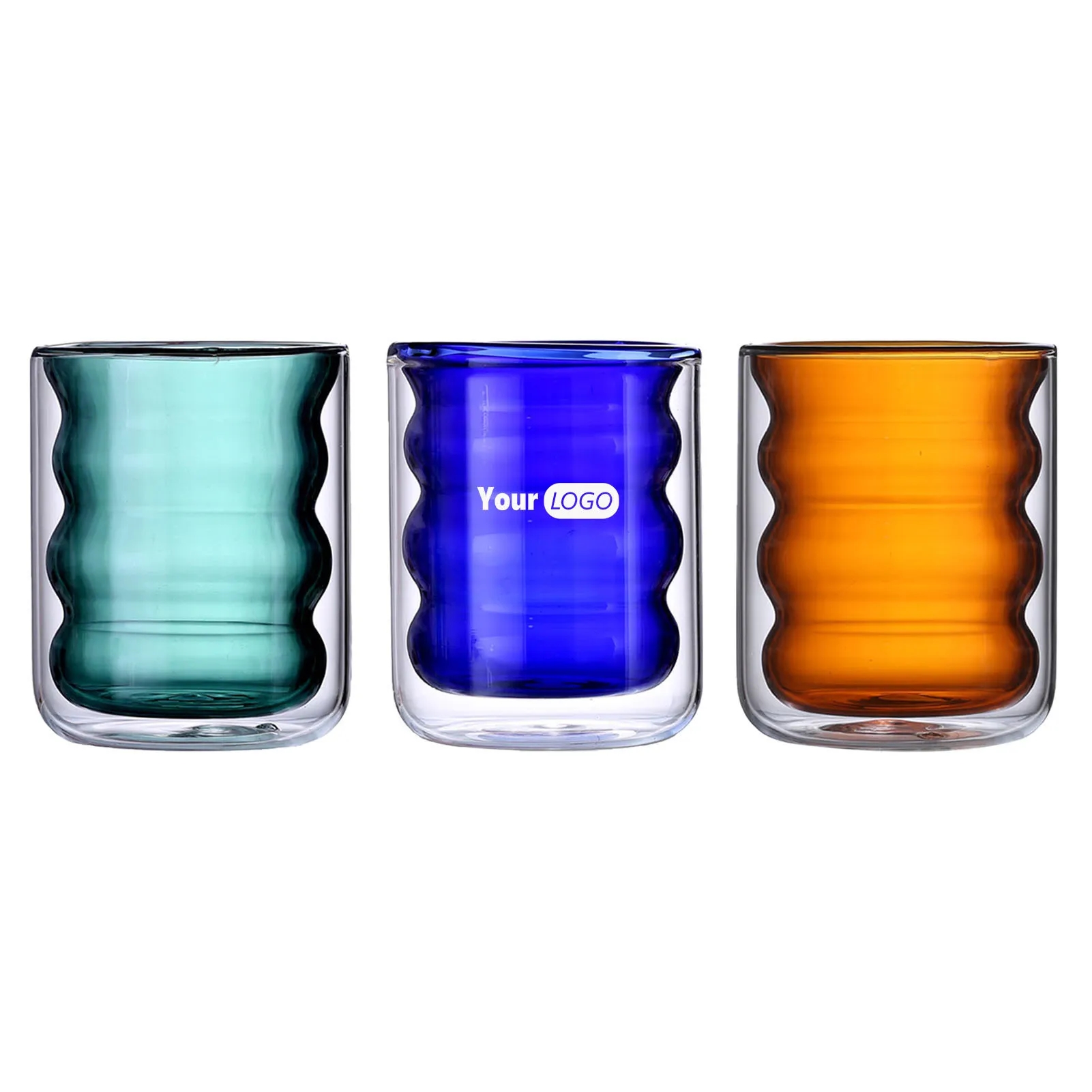 6.5 oz Stained Glass Double Insulation Tea Coffee Cup 3