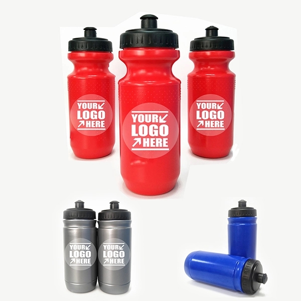 Custom BPA FREE Sport Bottle With Push Pull Lid 4
