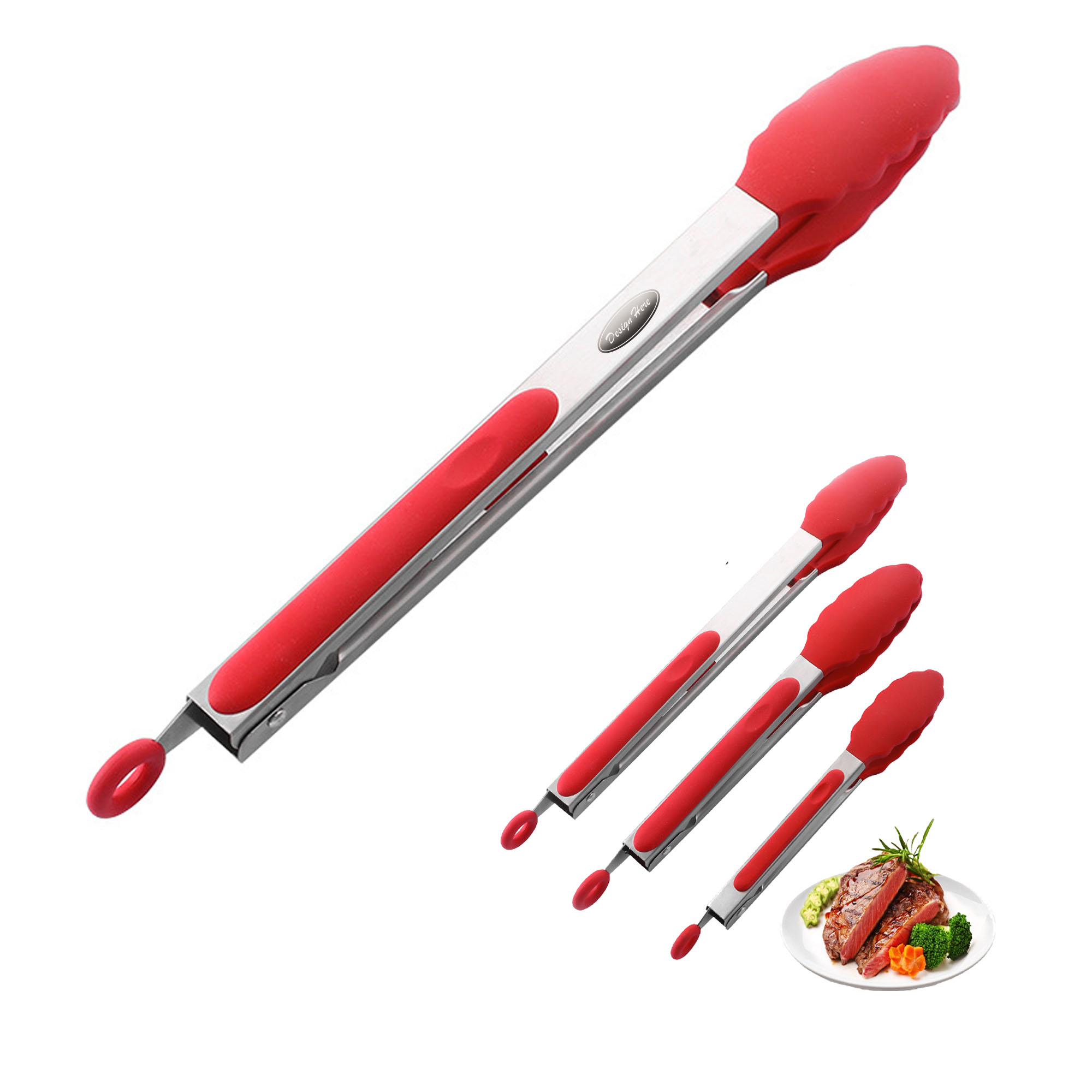 Kitchen 9" Tongs 2