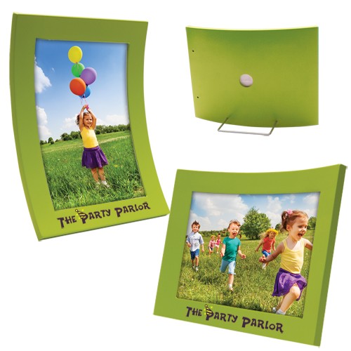 4 x 6 Curved Wood Color Pop Frame 3