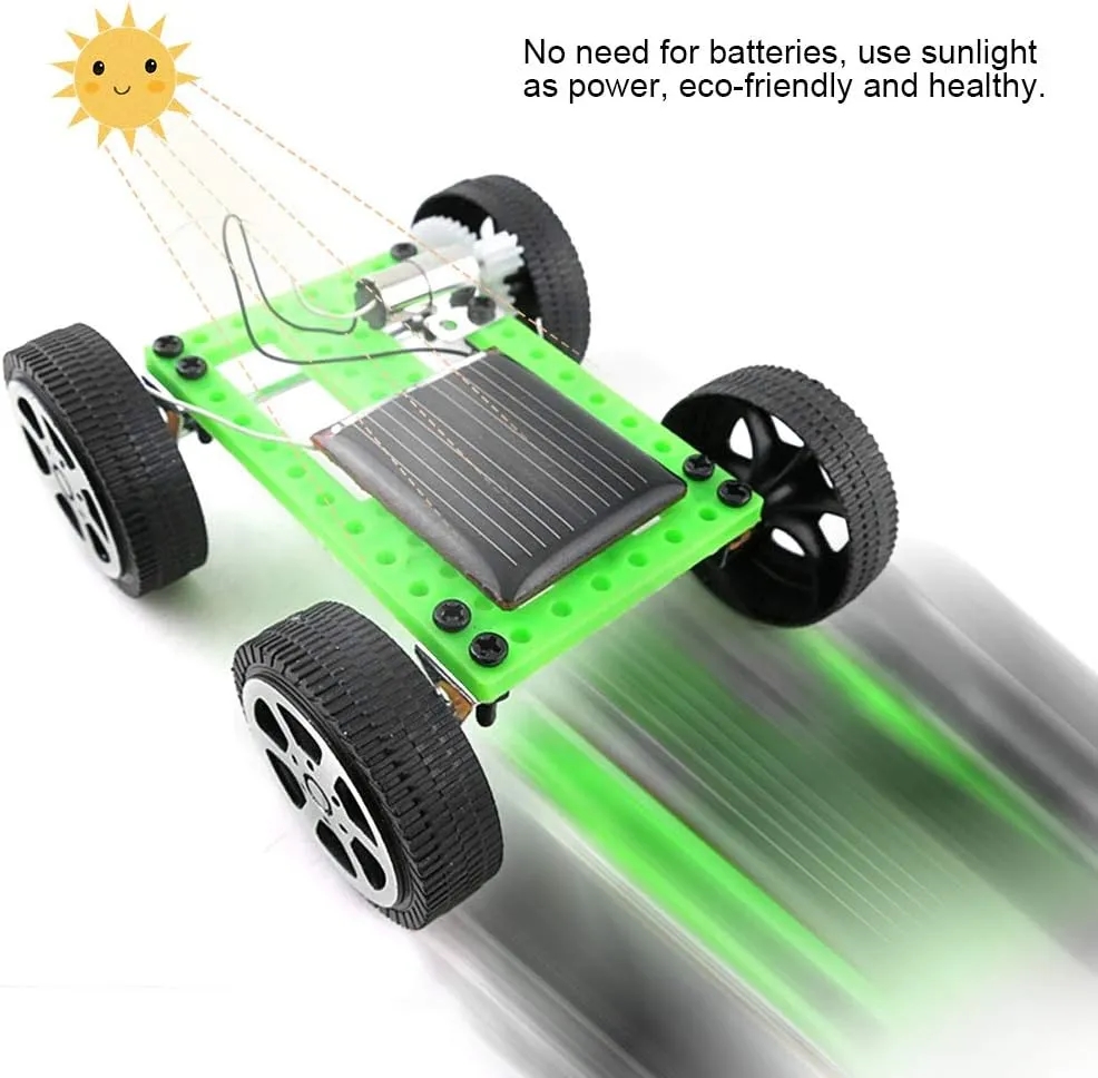 DIY Assemble Solar Power Car 1