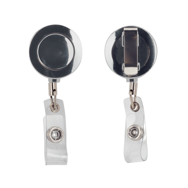 Metal Retractable Badge Reel with Belt Clip 4