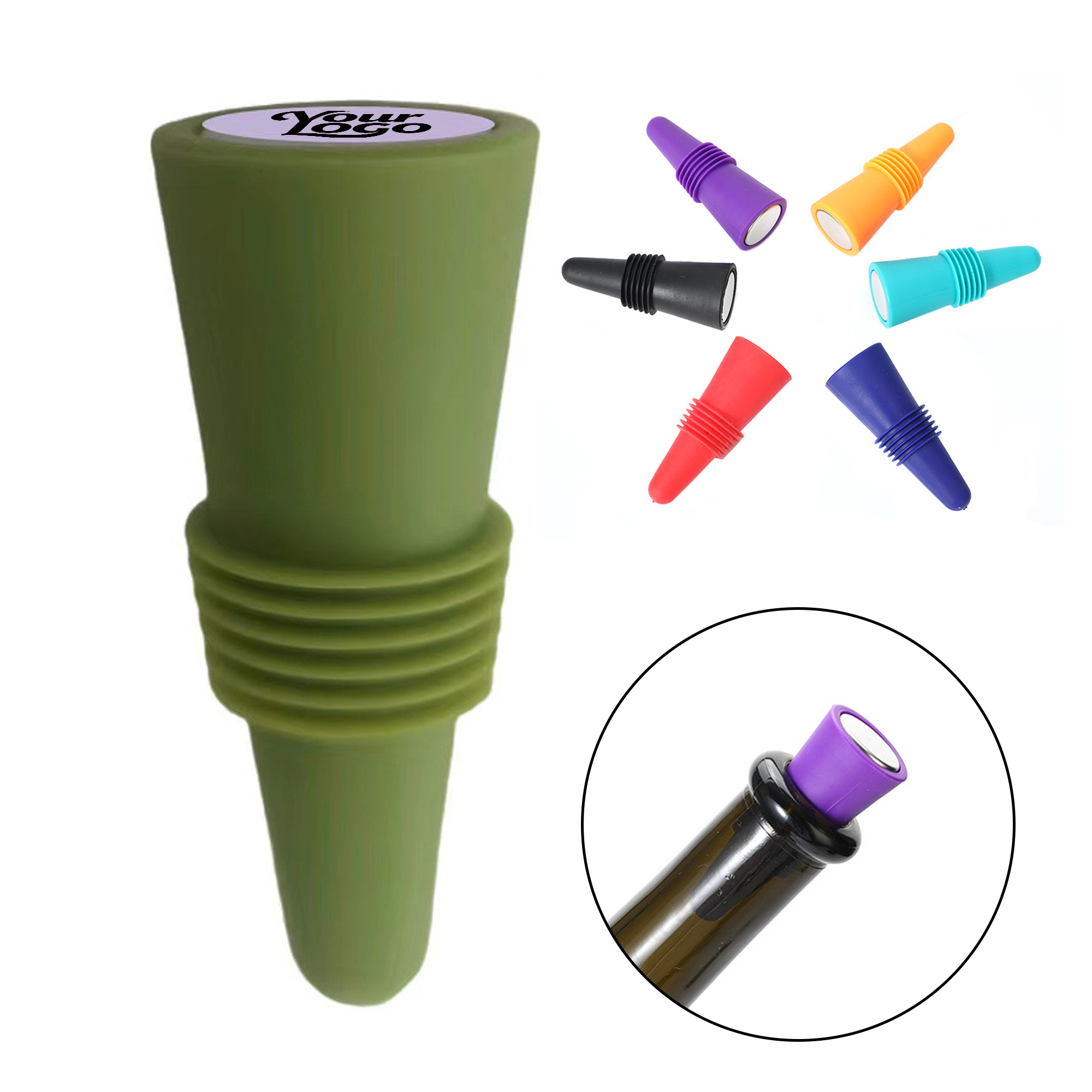 Silicone Wine Bottle Stopper 3