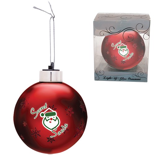 Light-Up Glass Ornament 6