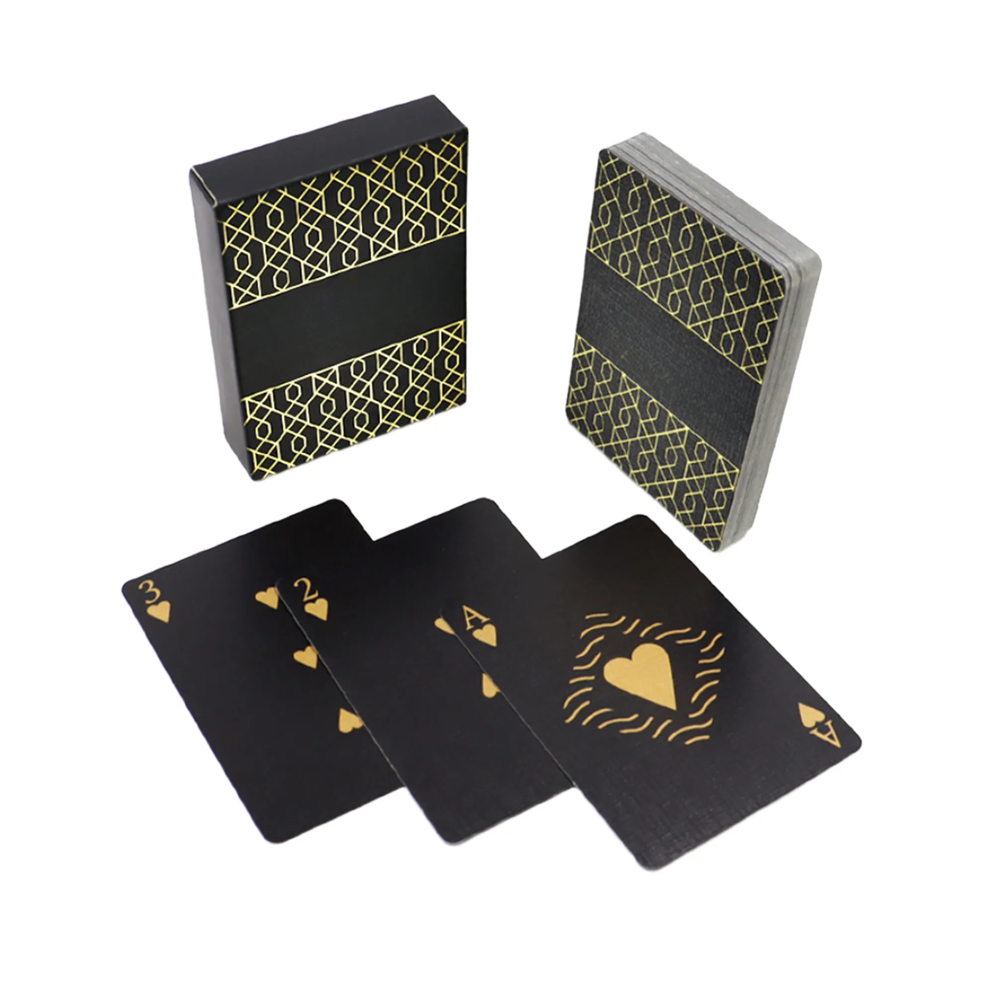 MOQ 100 PCS Gold Foil Stamped Poker Cards 6