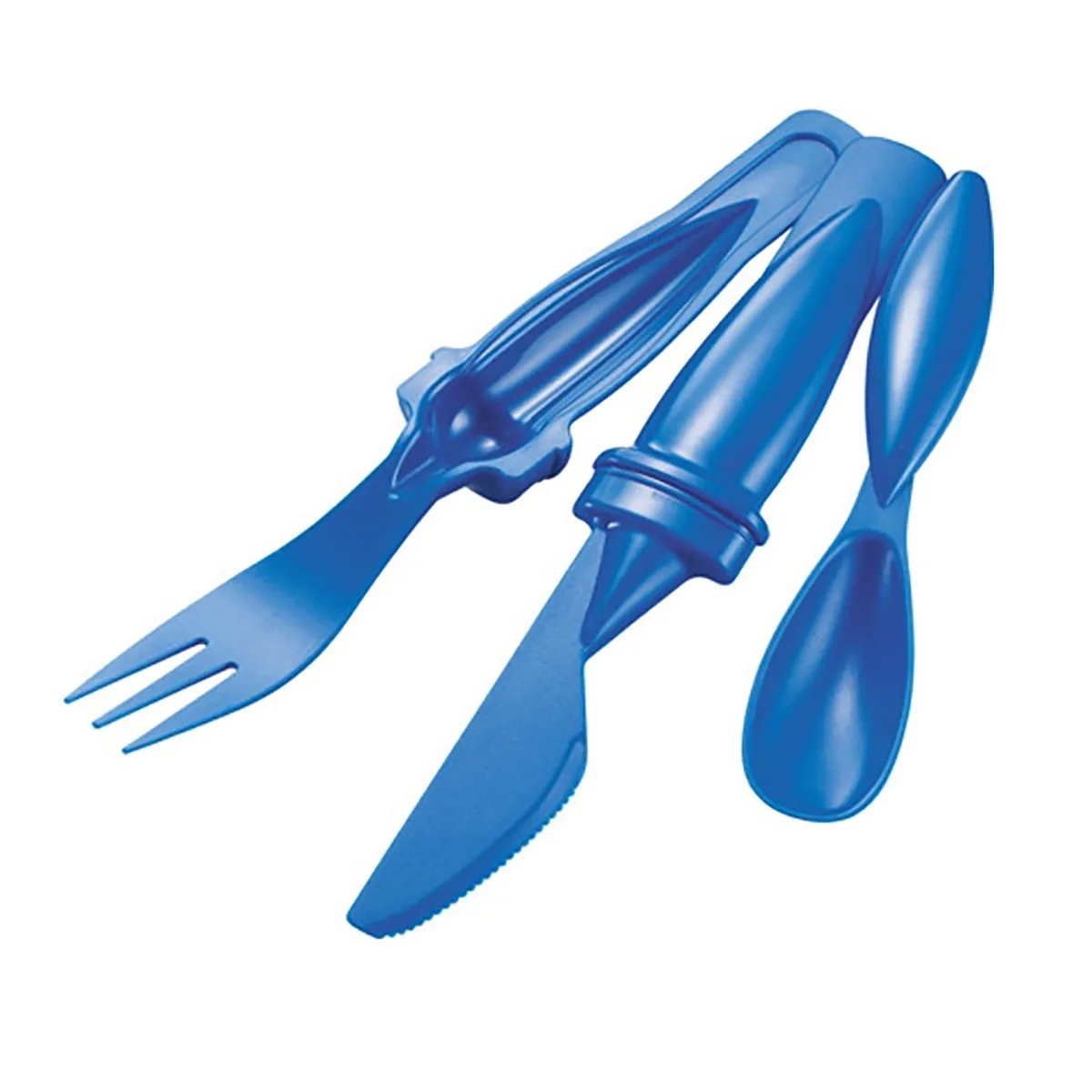 Portable Cutlery Plastic Knife Spoon & Fork Set 4