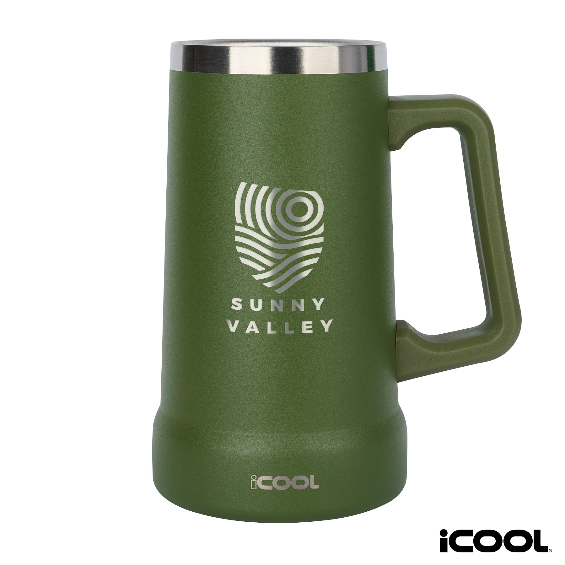 iCOOL® Breckenridge 24 oz. Double Wall Stainless Steel Beer Stein 17