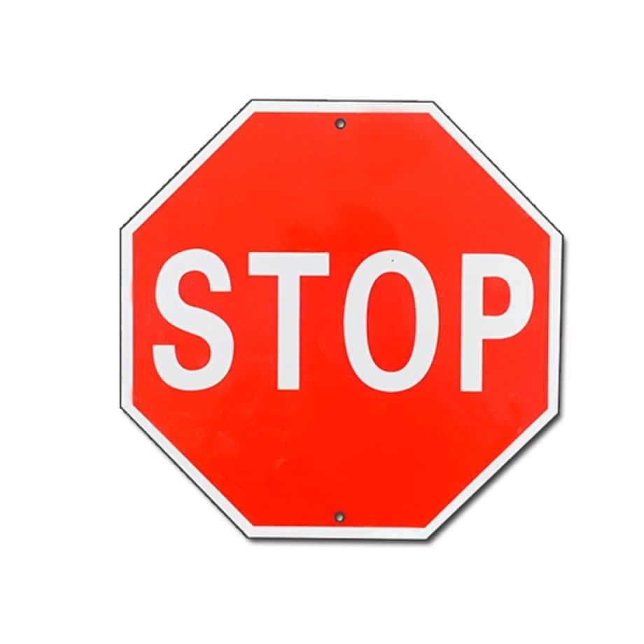 Aluminum Warning Sign 1