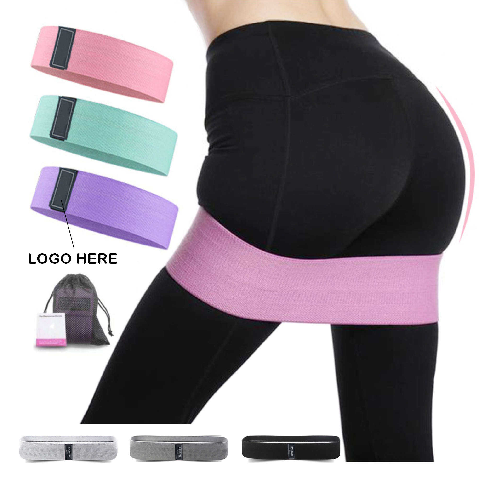 3 PCS Resistance Bands for Hip & Glutes Training 1