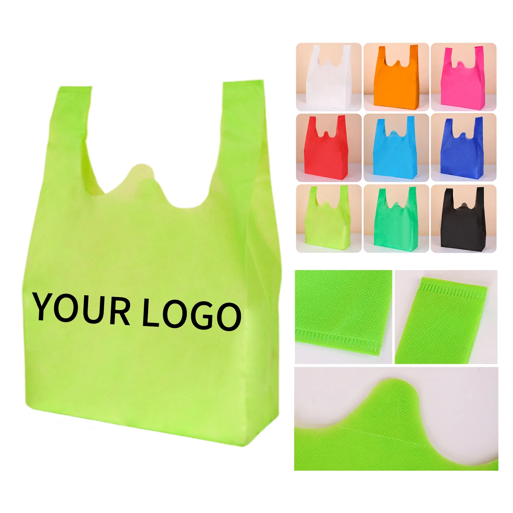 Reusable Non Woven Vest Bag Compact and Sturdy Build 4