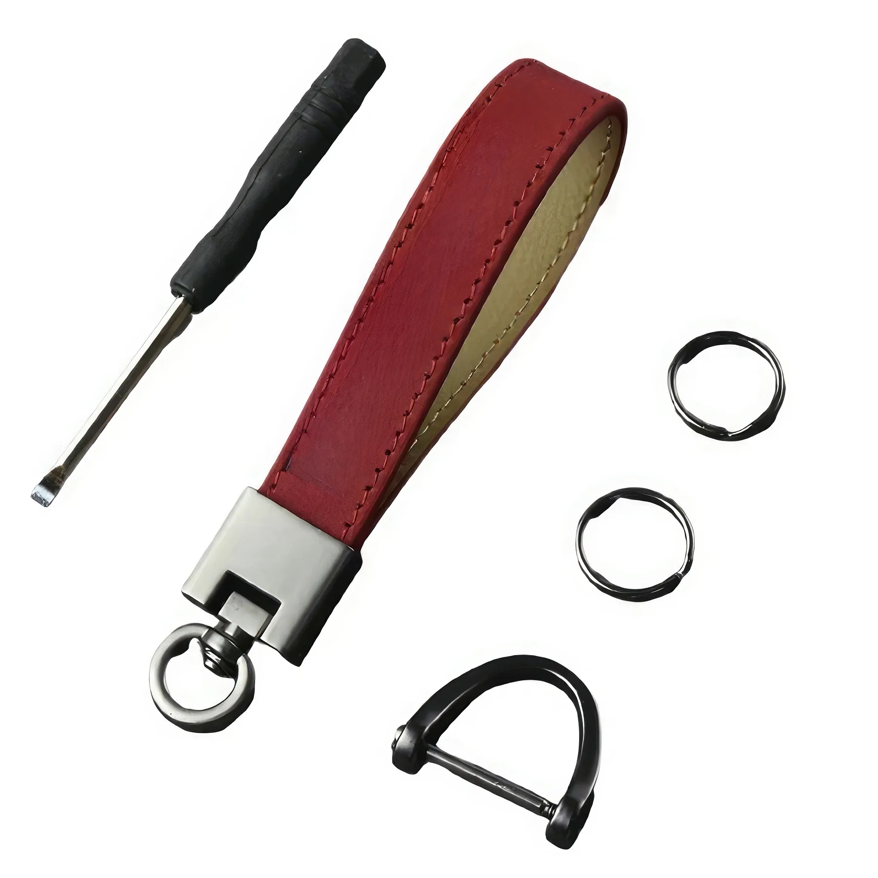 Customizable Stylish Leather Key Chains 3