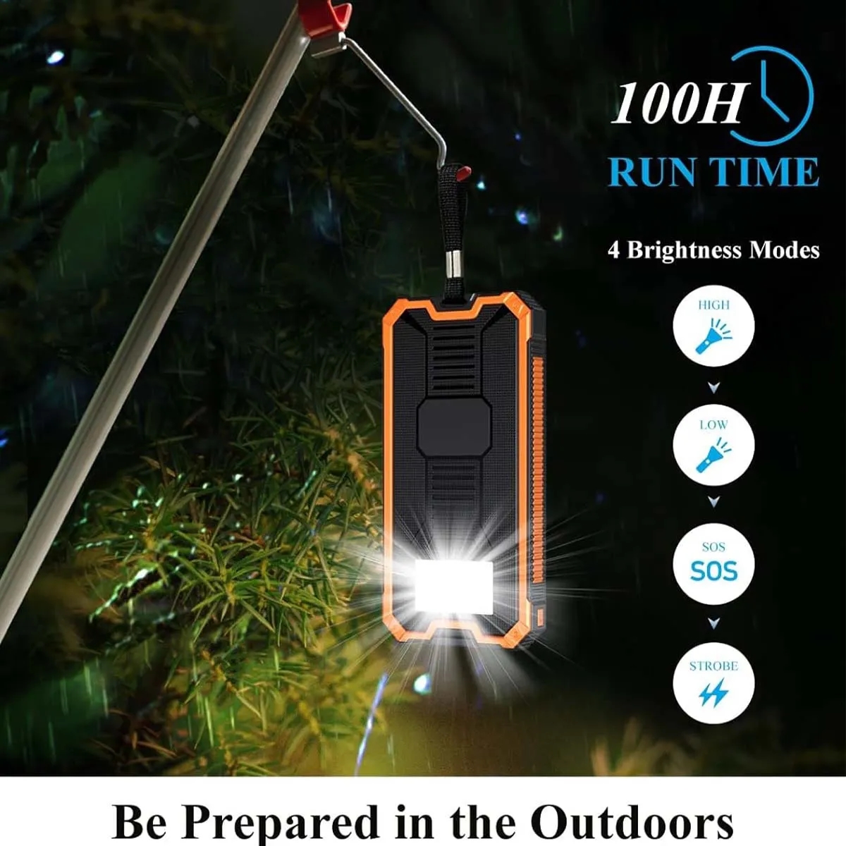 Solar Portable Wireless 20000mAh Fast Charging Power Bank 1