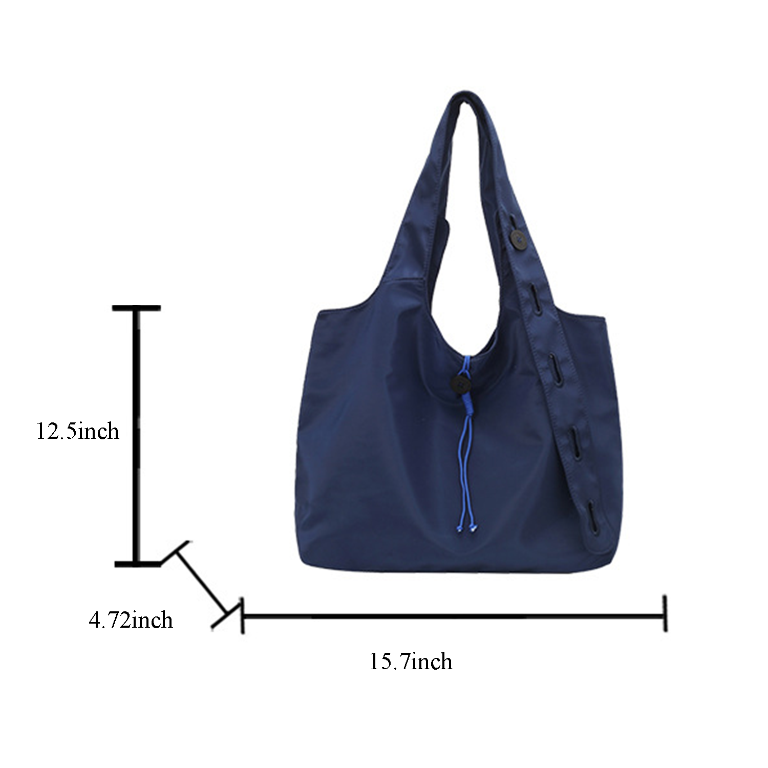 Lightweight Large Capacity Nylon Tote Bag, custom luggage with logo imprint 6