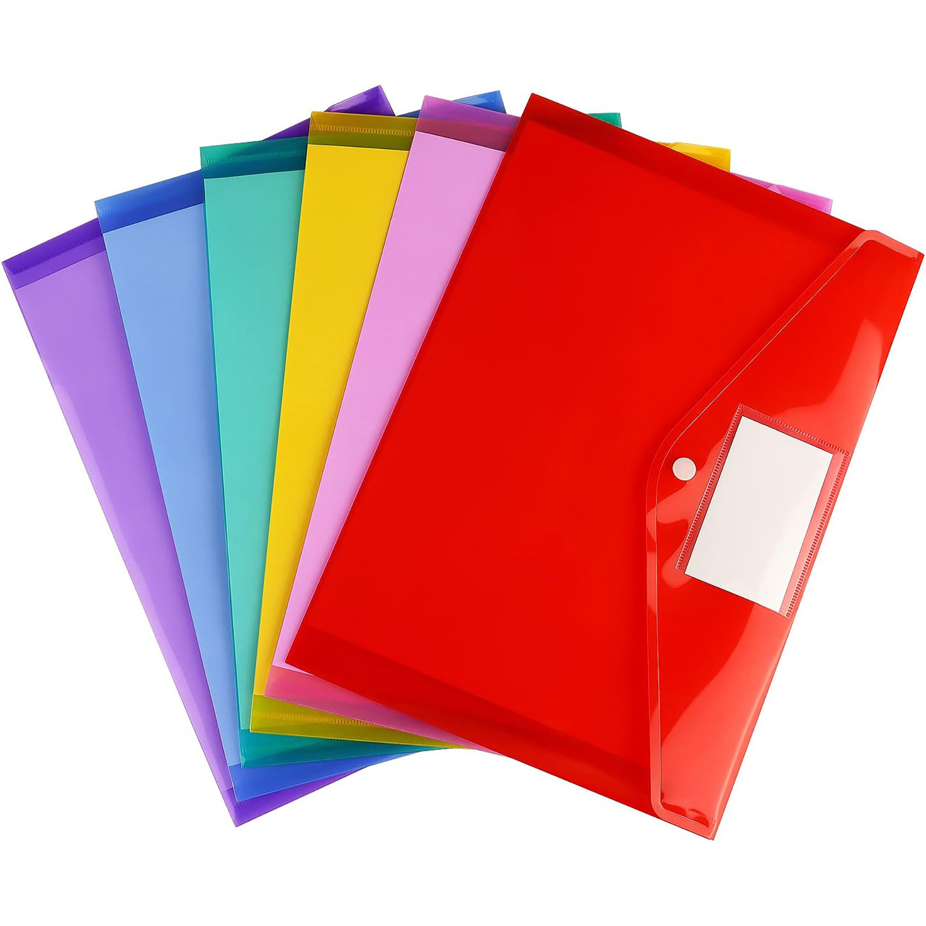 Clear Document Folders Plastic Envelopes 6